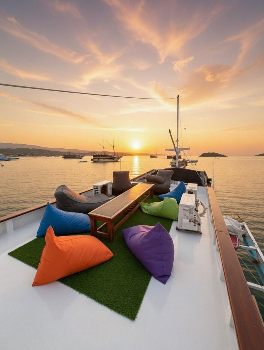 Roof deck – King Cirox 2 Phinisi
